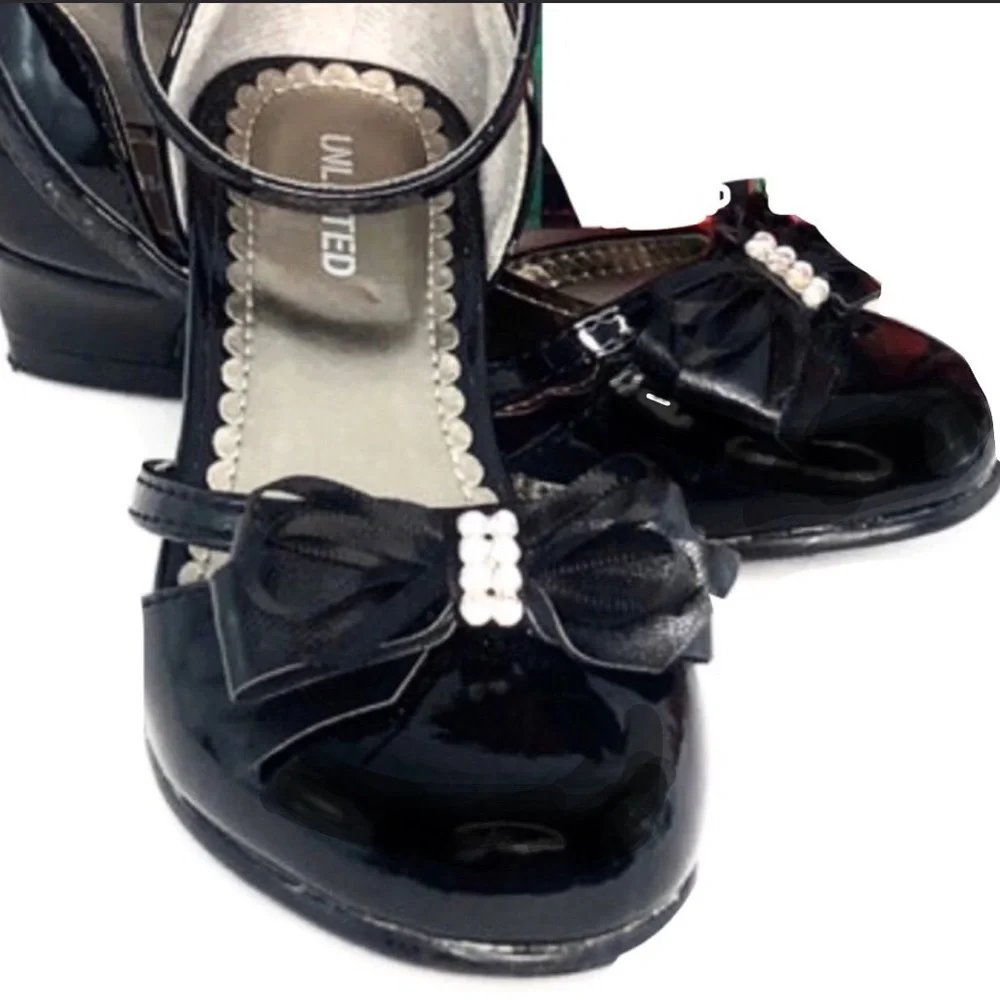 Unlisted Toddler 9 Black Patent Leather Dress Shoe